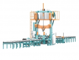 H-beam Assembling-Welding-Straightening Machine